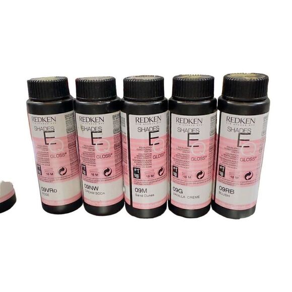 REDKEN SHADES EQ Toner Gloss Bundle Lot of 11 Level 8 & Level 9 Warm/Red/Copper/ - Picture 2 of 3
